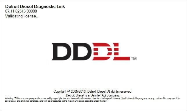 Detroit Diesel Diagnostic Link (DDDL 7.11 \ 6.50) For 2006 And Older Models - Full Online Installation Service included !