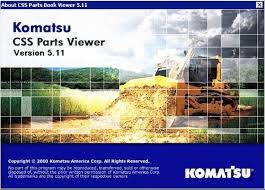 Komatsu CSS 2021 EPC Parts Book Viewer 5.11 (COMPLETE SET) FULL MODELS ALL Regions