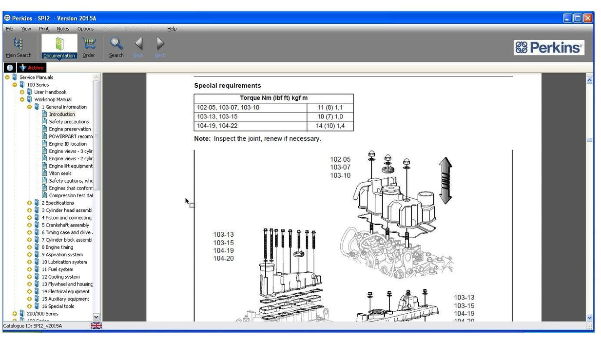 SPI2 V2018A Full Parts Catalog (EPC) & Service Information Software For Perkinss - Latest Version 2018 !