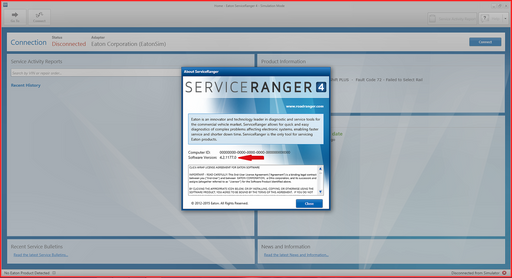 Eaton Service Ranger v4.2 2017 Diagnostics Software Include Full Activator & 2017 Data files-Online Installation Service