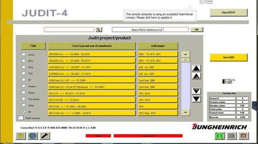 Jungheinrich JUDIT 4 Diagnostic Kit 2024 With Incado Box & Judit 4.37 Software