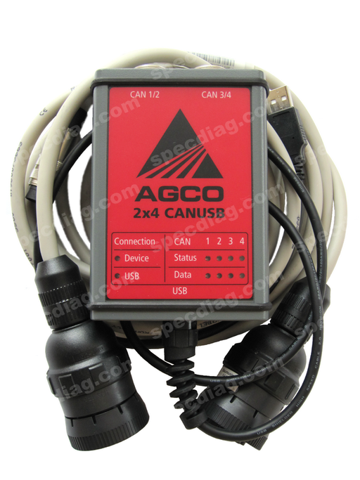 AGCO \ FENDT \ Massey Ferguson - DIAGNOSTIC KIT (CANUSB) - With Latest Electronic Diagnostic Tool (EDT) 2023