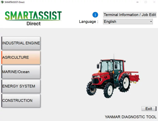 2023 YANMAR DIAGNOSTIC Software SmartAssist - SA-DIRECT – 2.41