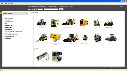 EPC - Jcb ALL Models Parts Manuals Software 2015 - Jcb Service Parts Pro 2015 1.18v DVD - 2 license Include !!