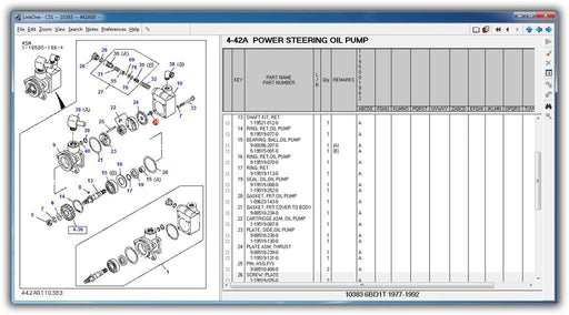 Isuzu Trucks & Industrial Engines EPC- All Models & S\N Parts Manuals Up To 2016