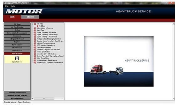 Motor Heavy Truck Service v13.0 - Diagnostic Repair And Service Procedures Service Information & Wiring Diagrams- Online Installation Service !