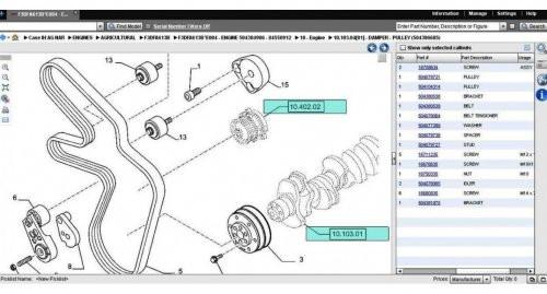 CASE IH Agriculture North America EPC - Parts Catalog For All Models Up To 2013