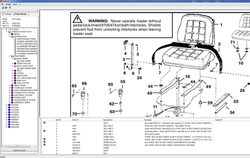 EPC Spare Parts Catalog For Bob cat-All Models & S\n  Parts Manuals Up To 2005