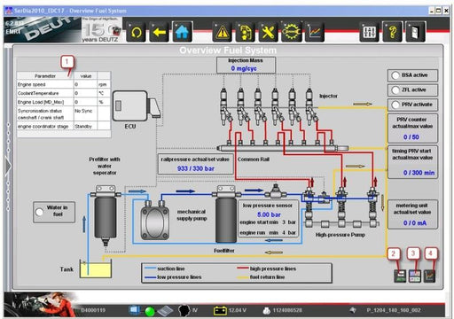 DEUTZ - DIAGNOSTIC Software SerDia 2010 [With Latest 2022 Update] LEVEL 4-6