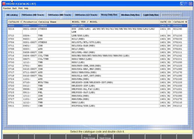 HINO HIECHO III (LHD & RHD) Light Medium Heavy Trucks EPC- All Models & Serials Parts Manuals/Catalog 2019