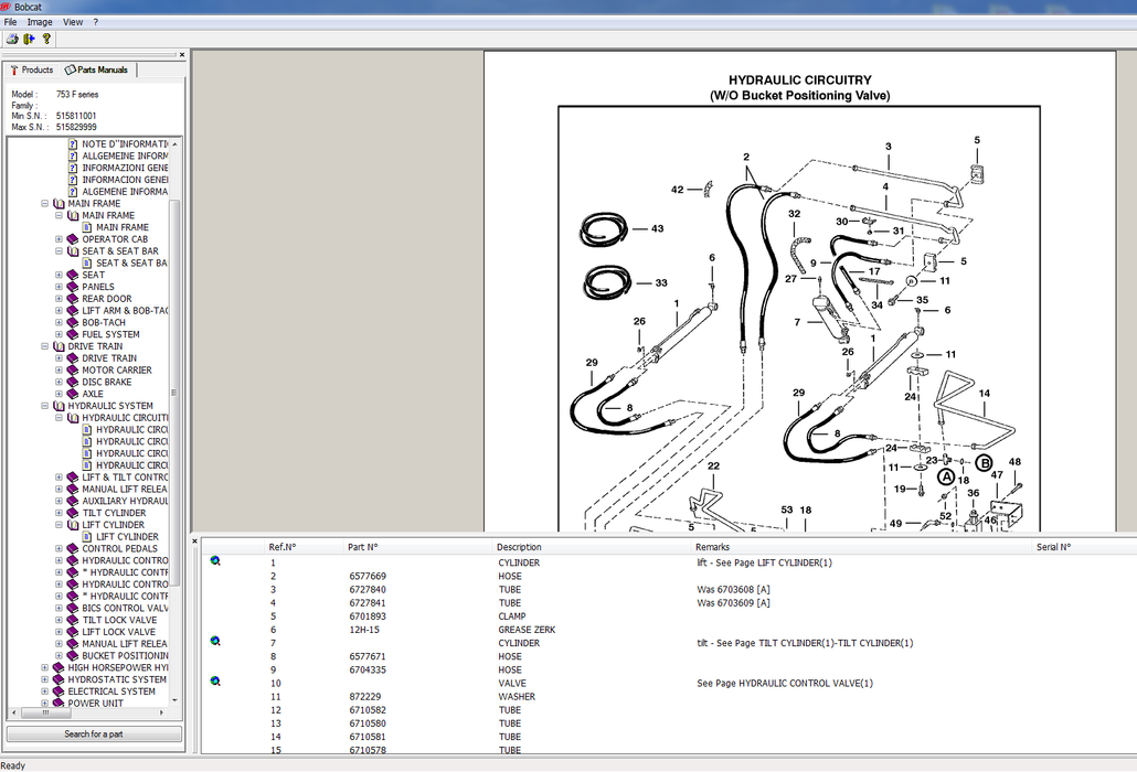 EPC Spare Parts Catalog For Bob cat-All Models & S\n  Parts Manuals Up To 2005