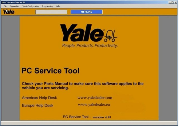 Yale Hyster Forklifts PC Service Tool v 4.93 Diagnostic And Programming Software Latest 2020