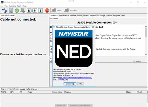 International Engine Diagnostics NED 2024 -Diagnostic & Programming Service Tool