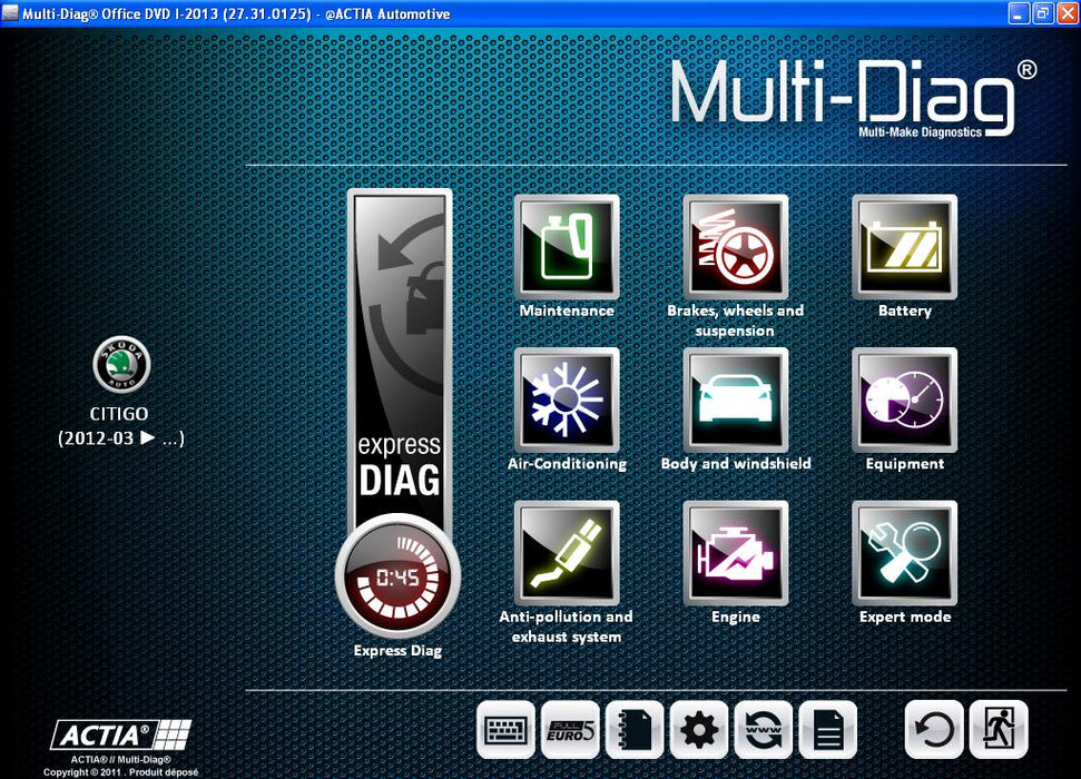 ACTIA Multi-Diag I-2016 SP4 Multilanguage - All Cars Diagnostics Software