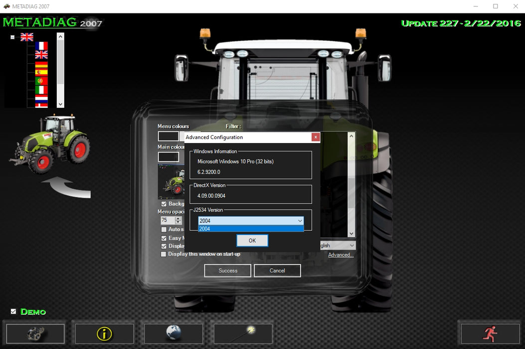 Claas Metadiag 2007 Diagnostic Tool Updated 227 02.2016