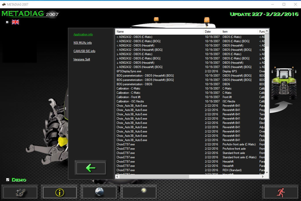 Claas Metadiag 2007 Diagnostic Tool Updated 227 02.2016