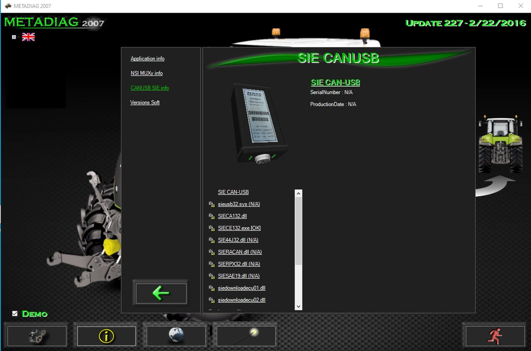 Claas Metadiag 2007 Diagnostic Tool Updated 227 02.2016