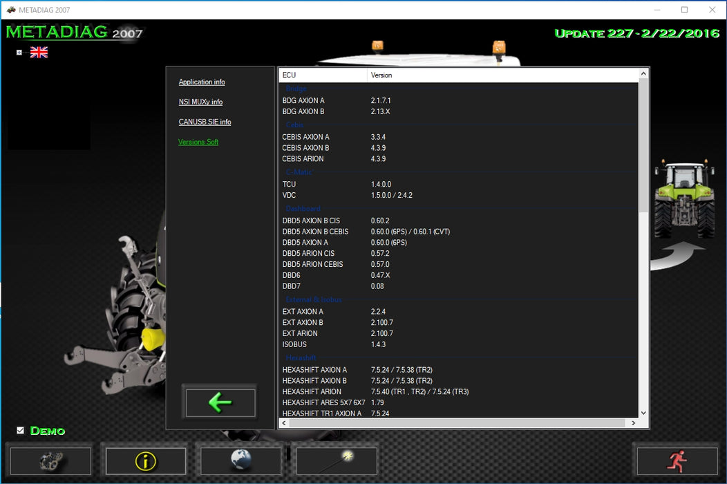 Claas Metadiag 2007 Diagnostic Tool Updated 227 02.2016