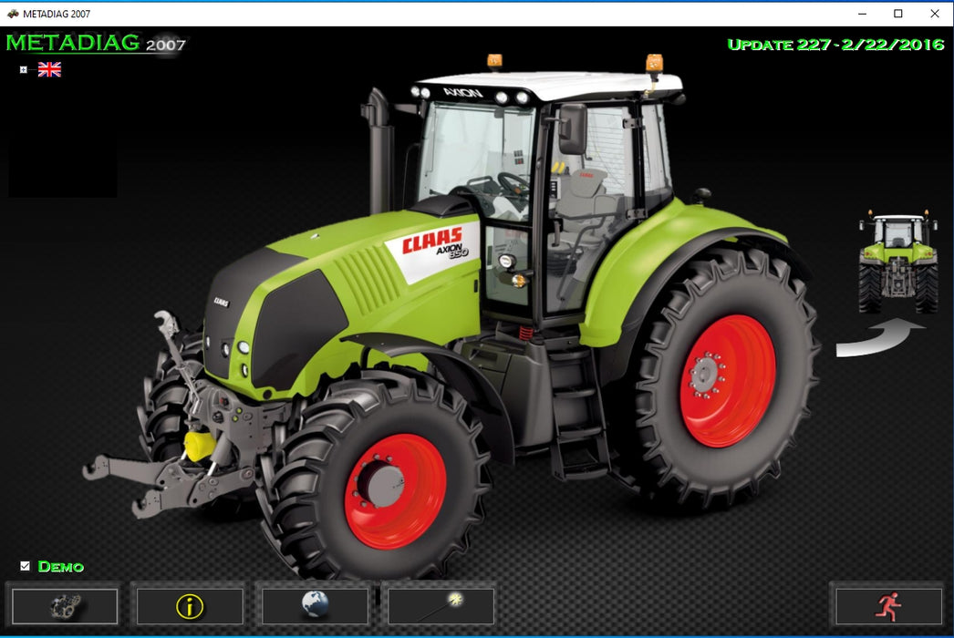 Claas Metadiag 2007 Diagnostic Tool Updated 227 02.2016