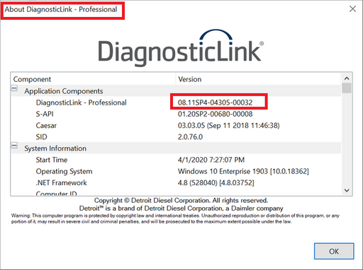 Detroit Diesel Diagnostic Link (DDDL 8.11 SP4) Professional 2020 -ALL Grayed Parameters Enabled ! ALL Level 10 !!