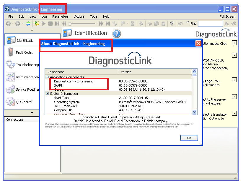 Detroit Diesel Diagnostic Link (DDDL 8.07) 2018 -ALL Grayed Parameters Enabled ! Online Installation Service Included !