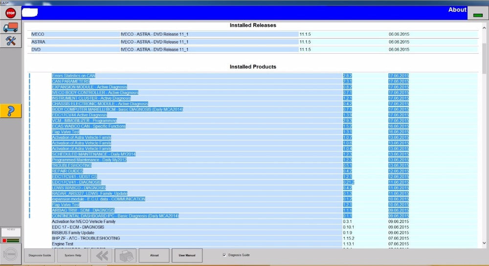 Iveco EASY v16 Diagnostics Software Truck & Bus Latest 2022 Version - Full Online Installation & Activation Service !