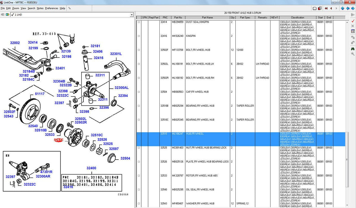 Mitsubishi Fuso Trucks Parts Manual Software ALL Regions (EPC) All Models & Serials Up To 2019 - License For Many Pc's !!!