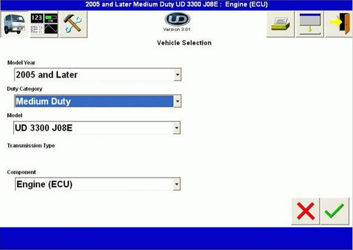 UD Data Link 3.01 Diagnostics & Reprogram Software - Nissan Diesel America 2010