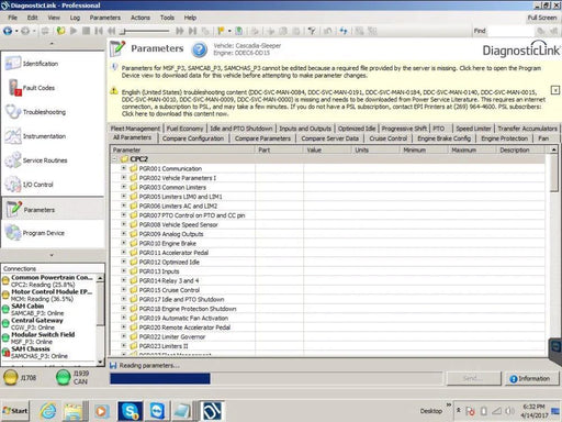 Detroit Diesel Diagnostic Link (DDDL 8.20 ) Professional 2024 -ALL Grayed Parameters Enabled ! ALL Level 10 !!