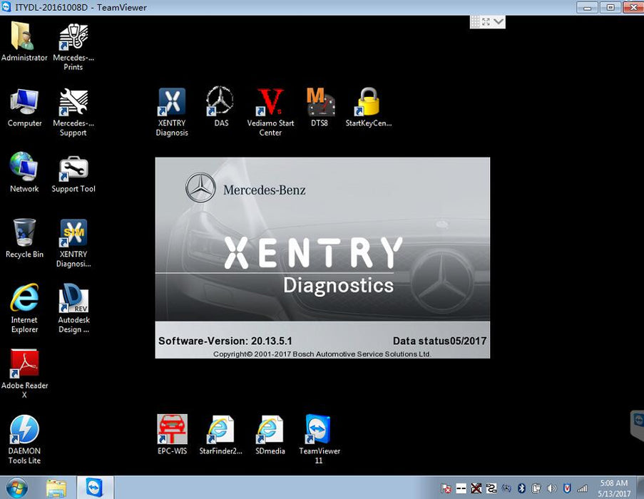 Diagnostic Software For Mercedes - Include Latest Xentry And DAS 2024