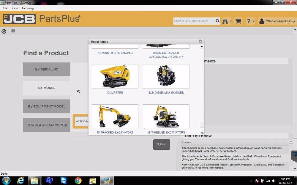 JCB ALL Models Parts Manuals Software EPC 2017 - Jcb Service Parts Plus 02\2017 And Service Manuals 2017