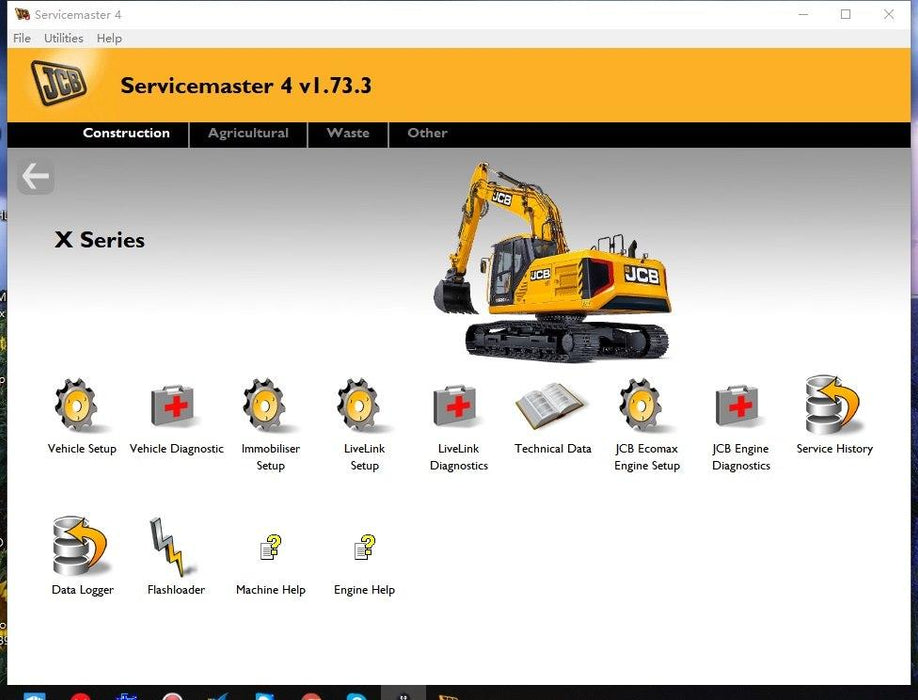 Jcb Data Link Adapter Kit Genuine - Complete JCB Diagnostic kit Include Interface & Professional CF-54 Laptop With Latest 2023 Service Master 4 Software