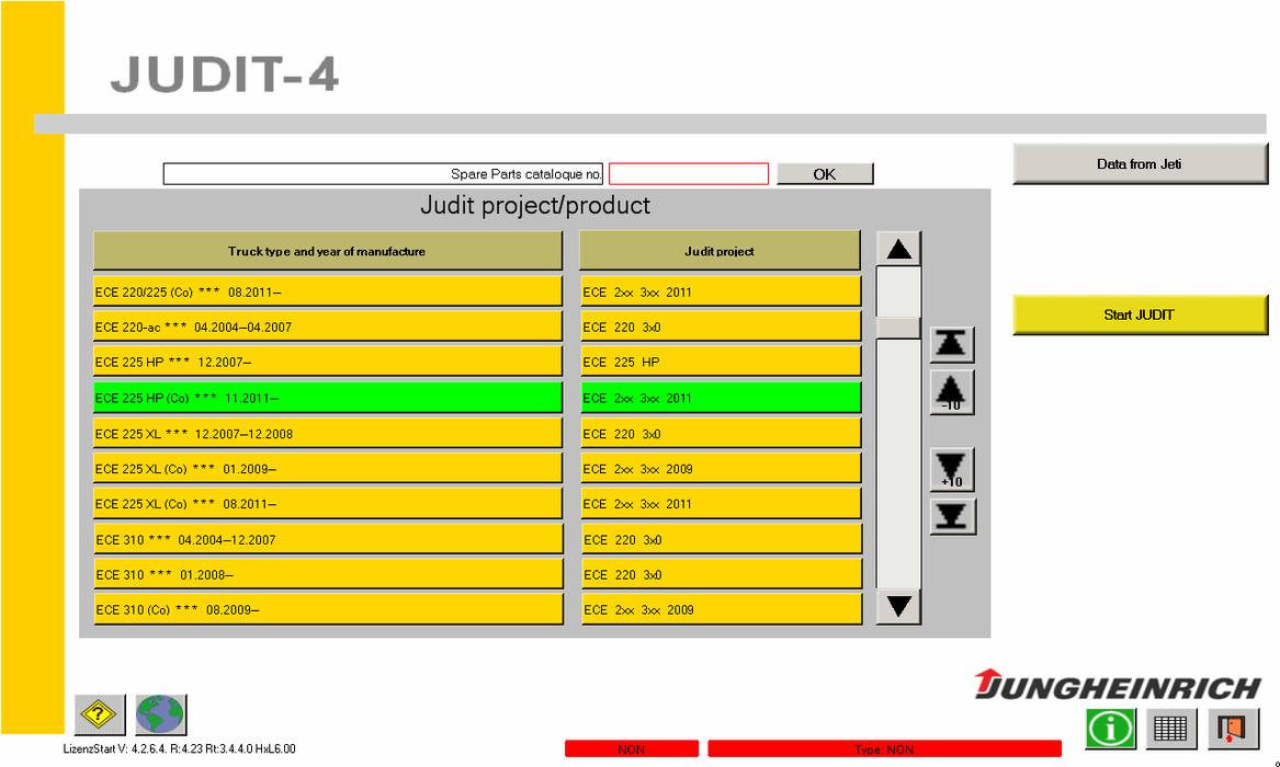 Jungheinrich Judit-4 Diagnostic Software For ALL Jungheinrich Fork Lifts - v4.36 Latest Version 2023