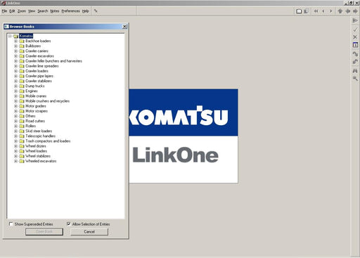 Komatsu CSS Viewer 5.11 EUROPE Parts Catalog EPC Software All Models & Serials Up To 2020