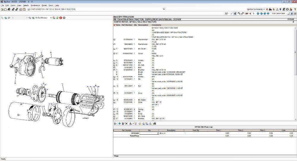 Massey Ferguson Epsilon 2021 North America EPC Parts Books and Workshop Manuals For All Models USA