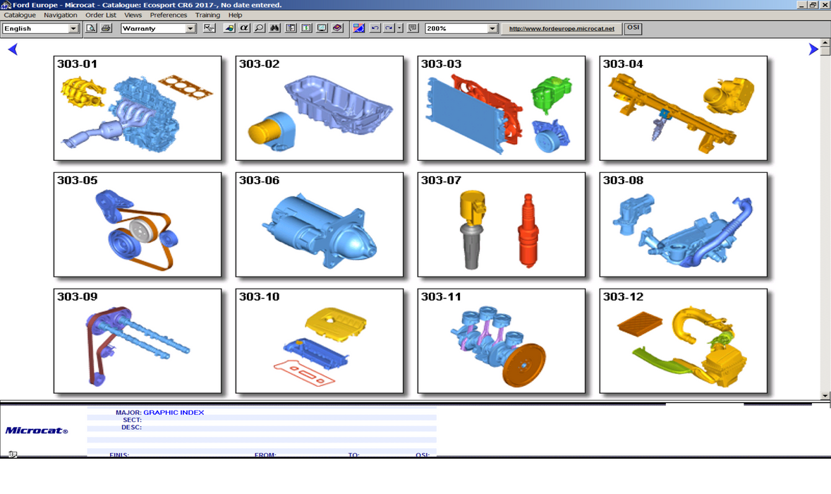 Ford Mcat North America Cars, Light & Medium Trucks EPC- All Models & S\N Parts Manuals Up To 07/2021