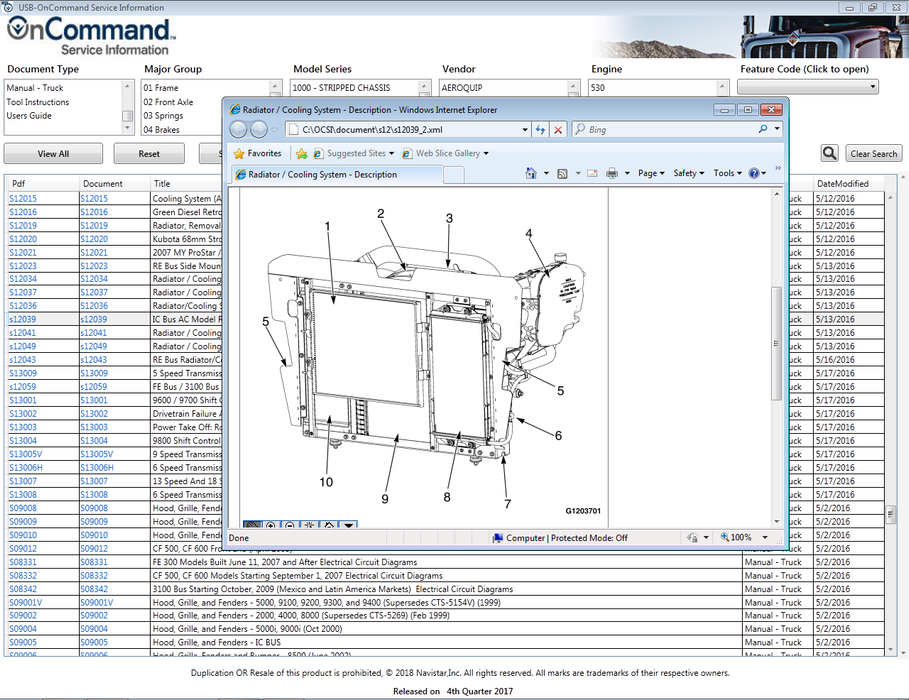 International Truck ISIS - OnCommand Service Information 03\2020 - Online Installation Service