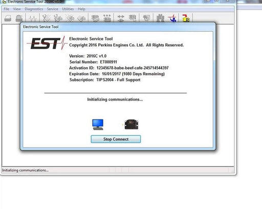 Perkins EST 2016C Electronic Service Tool - All Engines Diagnostics Software -Online Installation !