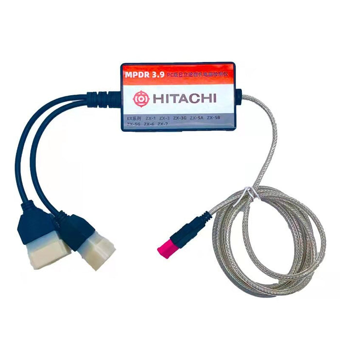 Hitachi EX Dr Full Range of Excavator Heavy Duty Diagnostic Kit With Latest Version MPDR 3.9 All in One 2023