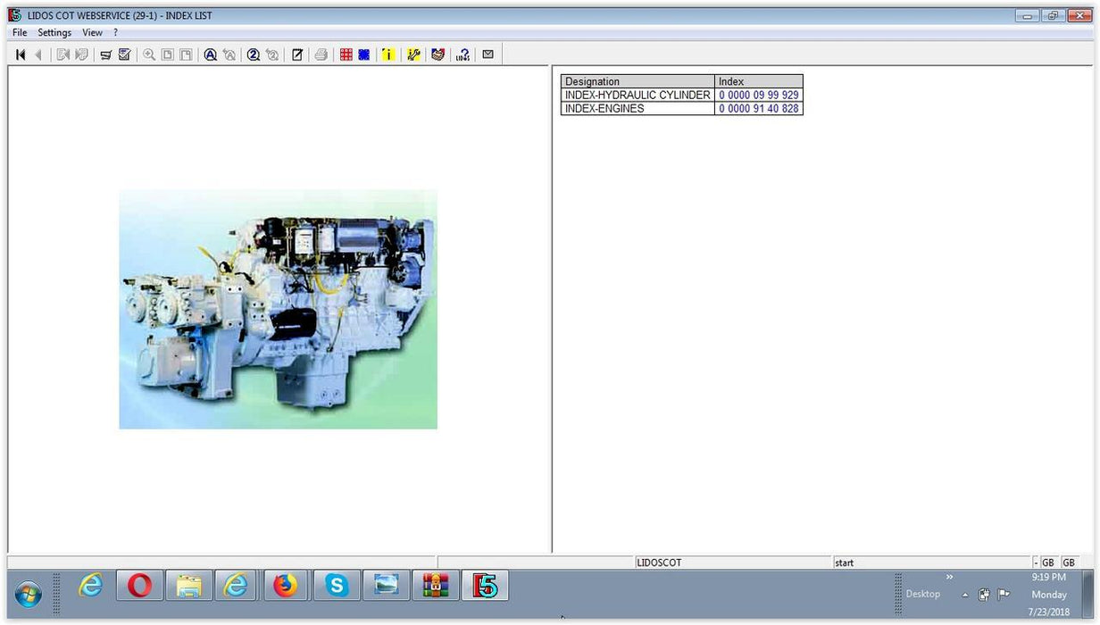 Liebherr Lidos Online EPC 04.2019 - Parts Catalog Manual For All Models Up & Include 2019