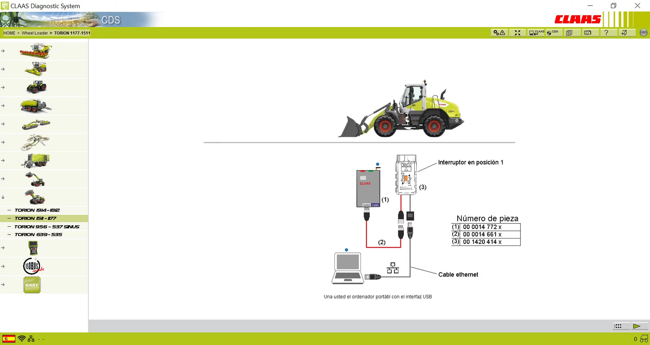 CLAAS DIAGNOSTIC CDS 7.5 Diagnostic System 2022