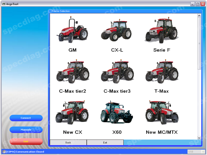 ARGO DIAGNOSTIC KIT (ARGOTOOL) For Landini / McCormik / Valpadana Complete Kit Include Latest Software 2021