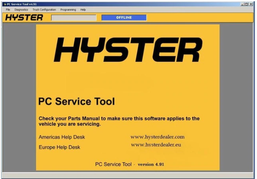 Yale Hyster Forklifts PC Service Tool v 4.93 Diagnostic And Programming Software Latest 2020