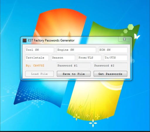 EST FACTORY PASSWORDS GENERATOR - For Perkins EST [USB dongle] - All 10 Digits Password