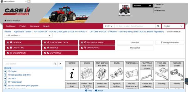 eTimGo For CNH EST [07.2022] Repair Manual & Service Info Offline - For New Holland / Case / Case IH / Miller / Steyr /  Flexicoil / Kobelco