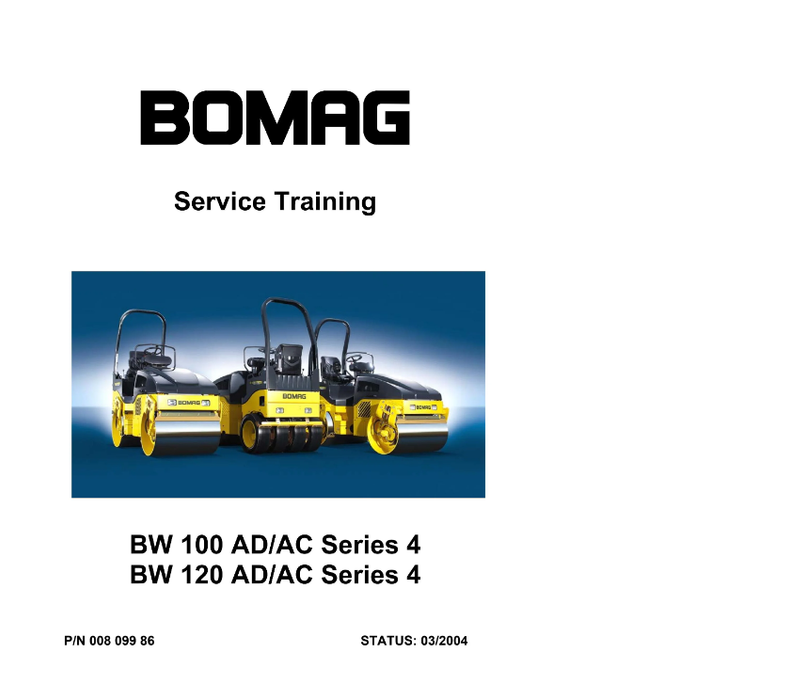 BOMAG Service Training & Operating Manuals All Regions