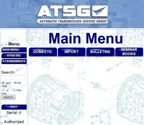 ATSG 2017 Automatic Transmission Service Group-All Bulletins And Guides Included - EPC - Diagnostics & Service Software