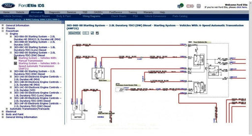 Ford Etis 2022- Electronic Technical Information System For All Ford Models - Full Service Info !!