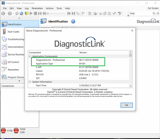 Detroit Diesel Diagnostic Link (DDDL 8.20 ) Professional 2024 -ALL Grayed Parameters Enabled ! ALL Level 10 !!