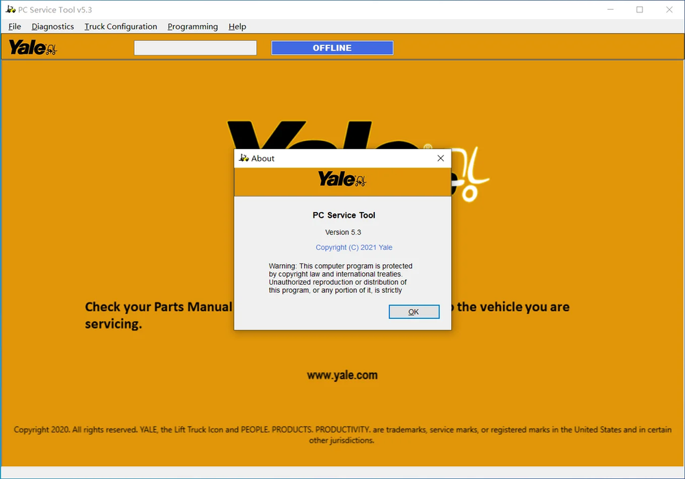 Yale Hyster PC Service Tool v 5.3 Diagnostic And Programming Software Latest 2024